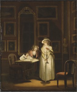 At the Embroidery-Frame